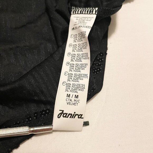 Janira Tops Womens Short Sleeve Velvet Top Size Medium - Picture 11 of 16